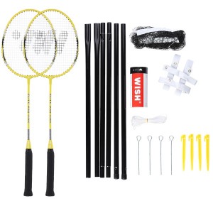 Sada rakiet na badminton WISH Alumtec 4466, žltá | DJK Sport B2B