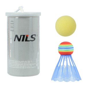 Badmintonový košík a penová loptička NILS NBL6092 | DJK Sport B2B