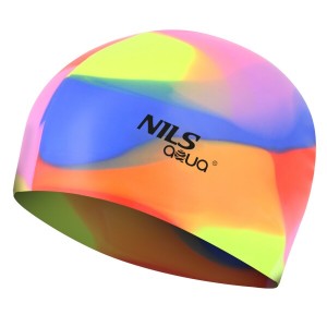 Silikónová čiapka NILS Aqua multicolor MM114 | DJK Sport B2B