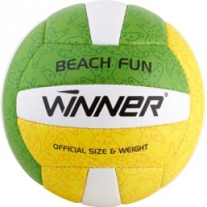Volejbalová lopta Winner FUN Beach žltá | DJK Sport B2B
