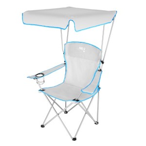 Skladacia stolička so strieškou NILS Camp NC3087 sivá | DJK Sport B2B