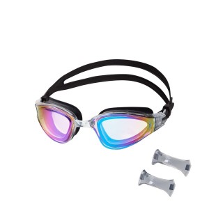 Plavecké okuliare NILS Aqua NQG180MAF čierne/dúhové | DJK Sport B2B