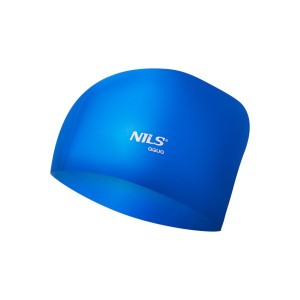 Silikónová čiapka pre dlhé vlasy NILS Aqua NQC LH modrá | DJK Sport B2B