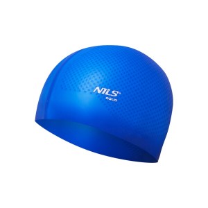 Silikónová čiapka NILS Aqua NQC Dots modrá | DJK Sport B2B