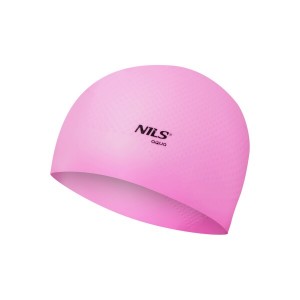 Silikónová čiapka NILS Aqua NQC Dots ružová | DJK Sport B2B