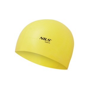 Silikónová čiapka NILS Aqua NQC Dots žltá | DJK Sport B2B