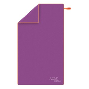 Uterák z mikrovlákna NILS aqua NAR12 fialový/oranžový | DJK Sport B2B