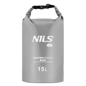 Nepremokavý vak NILS Camp NC1703 15L sivý | DJK Sport B2B