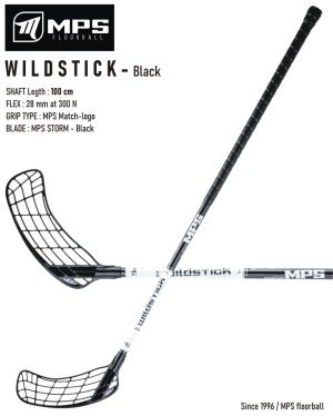 Florbalová hokejka MPS WILDSTICK Black | DJK Sport B2B