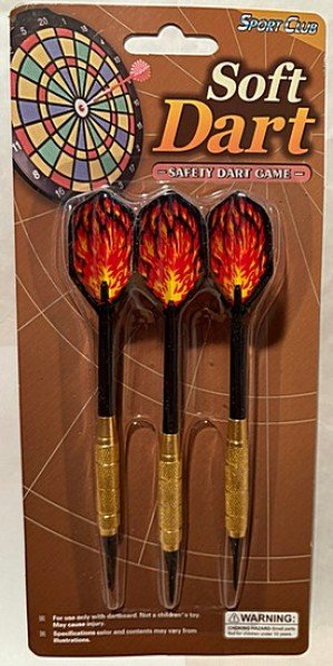 Šípky s plast. hrotom Soft Dart 3 KS | DJK Sport B2B