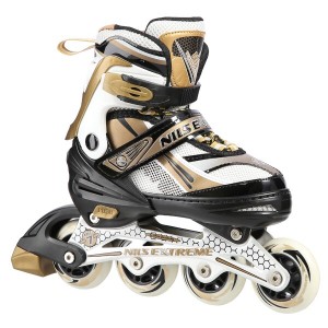 Detské kolieskové korčule NILS EXTREME NA 1123 A zlaté | DJK Sport B2B