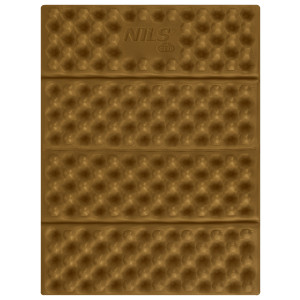 Skladacie penové sedadlo s reflexnou vrstvou NILS Camp NC17105 hnedé | DJK Sport B2B