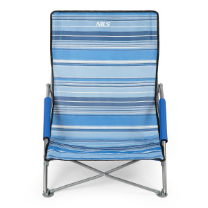 Plážové kreslo NILS NC3035 modro-biele | DJK Sport B2B