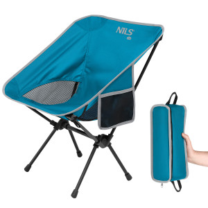 Ultraľahké skladacie kreslo NILS Camp NC3320 modré | DJK Sport B2B