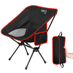 Ultralahké skladacie kreslo NILS Camp NC3320 čierne | DJK Sport B2B