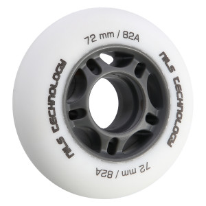 Matné kolieska NILS Extreme PU 72x24 82A, biele, 4 ks | DJK Sport B2B