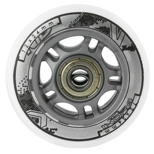 Sada bielych PU koliesok 72x24 + ložiská ABEC7 NILS EXTREME | DJK Sport B2B