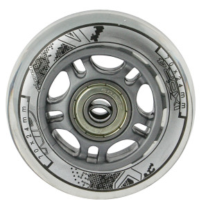 Súprava čírych PU koliesok 70x24 + ložiská ABEC7 NILS EXTREME | DJK Sport B2B