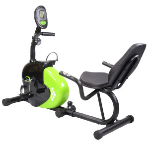 Magnetický recumbent HMS R9259 Plus čierno-zelený | DJK Sport B2B