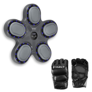 Elektronický boxerský terč HMS TB11 s LED, Bluetooth a rukavicami (Music Boxing Machine) | DJK Sport B2B