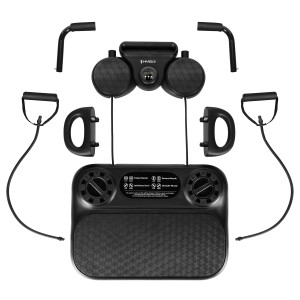 Multifunkčná tréningová doska na kľuky a brucho s expandérmi HMS DBP01 | DJK Sport B2B