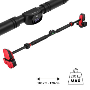 Hrazda do dverí s počítadlom a vodováhou HMS DD501 | DJK Sport B2B