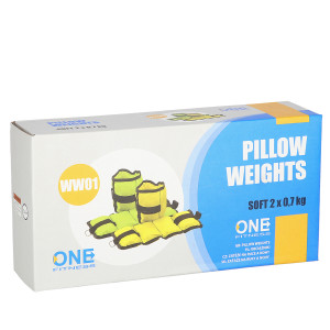 Záťaže na zápästia a členky ONE FITNESS WW01 2 x 0,7 kg zelené | DJK Sport B2B