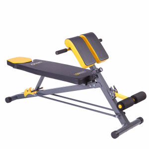 Lavica s hyperextenziou a opierkou HMS Premium LSR8311 | DJK Sport B2B