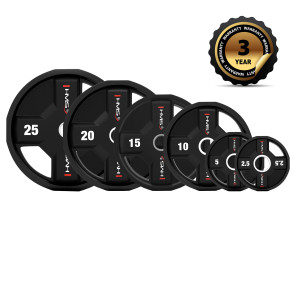 Olympijský polyuretánový kotúč HMS TPC02 2,5 kg | DJK Sport B2B