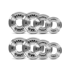 Sada oceľových olympijských kotúčov HMS TOS 2 x 0,25 - 1,25 kg (6 kg) | DJK Sport B2B