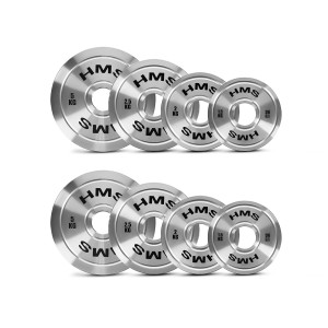 Sada oceľových olympijských kotúčov HMS TOS 2 x 1,5 - 5,0 kg (22 kg) | DJK Sport B2B