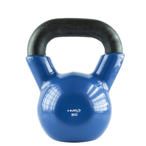 Kettlebell HMS KN 8 kg pokrytý vinylom | DJK Sport B2B