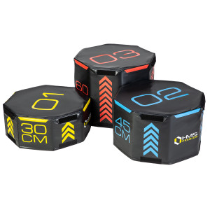 Súprava osemuholníkových Plyo boxov HMS Premium PYOBS01 | DJK Sport B2B