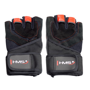 FITNESS RUKAVICE ČERVENÉ RST01 HMS | DJK Sport B2B