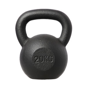 Liatinový kettlebell HMS KZG20 20 kg, čierny | DJK Sport B2B