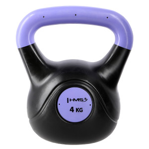 Kompozitný kettlebell HMS KPC04 Vin-Bell 4 kg fialový | DJK Sport B2B