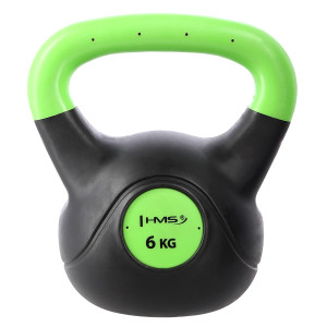 Kompozitný kettlebell HMS KPC06 Vin-Bell 6 kg zelený | DJK Sport B2B