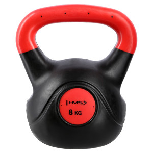 Kompozitový kettlebell HMS KPC08 Vin-Bell 8 kg červený | DJK Sport B2B