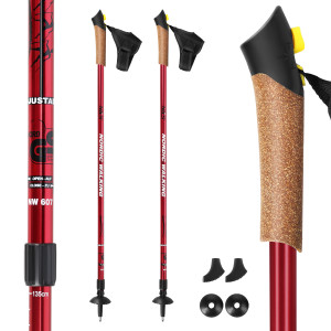 Nordic walking palice NILS EXTREME NW607 červené | DJK Sport B2B