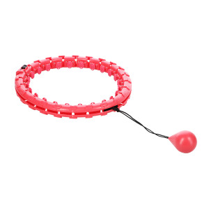 Masážny hula hoop FH01 so závažím červená | DJK Sport B2B