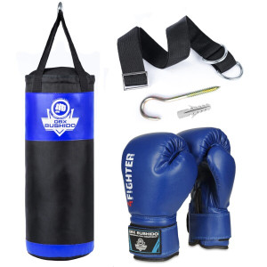 Súprava na tréning boxu DBX BUSHIDO DBX Kids60.2 modrá | DJK Sport B2B