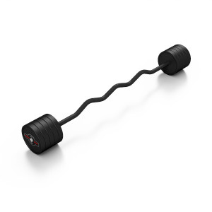 Lomená, obojručná činka MARBO MW-SG-40-L, 40 kg, čierna | DJK Sport B2B