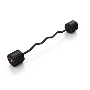 Lomená, obojručná činka MARBO MW-SG-45-L, 45 kg, čierna | DJK Sport B2B