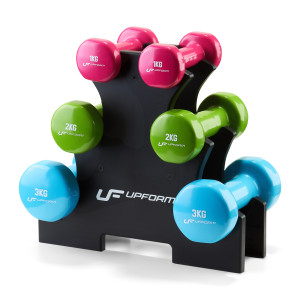 Súprava vinylových činiek so stojanom UpForm UFDS 12 kg | DJK Sport B2B