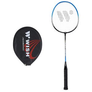 Bedmintonová raketa WISH Steeltec 216, modro/čierna | DJK Sport B2B