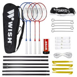 Súprava na bedminton ALUMTEC 5566 červeno-modrá | DJK Sport B2B