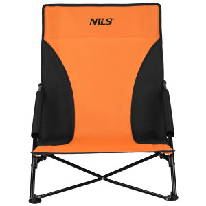 Plážové kreslo NILS NC3035 oranžovo-čierne | DJK Sport B2B