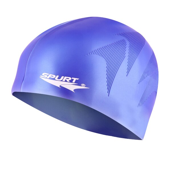 Silikónová čiapka SPURT SE34 s plastickým vzorom, modrá | DJK Sport B2B