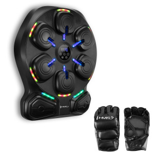 Elektronický boxerský terč HMS TB13 s LED, Bluetooth a rukavicami (Music Boxing Machine) | DJK Sport B2B