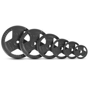 Kotúč s držadlom HMS Hammertone THM01 1,25 kg antracit | DJK Sport B2B